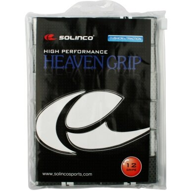 Solinco Overgrip Heaven 0.6mm grey 12-pack clip bag