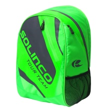 Solinco Backpack Tour Team (main compartment, racket compartment) green/black