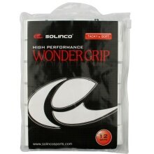 Solinco Overgrip Wonder 0.6mm (Tacky and Soft) white 12-pack clip bag