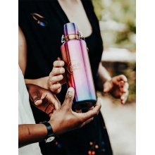 soulbottles drinking bottle steel light Utopia (stainless steel, stainless steel handle) 750ml blue/purple