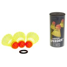 Speedminton ® Speeder Match Tin 3-pack + 1x Windring