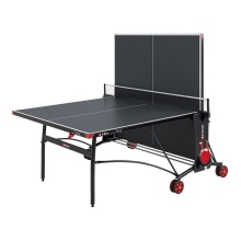 Sponeta Table Tennis Table Outdoor S3-80e (5mm Melamine Resin Top, Weatherproof, incl. Net) Grey