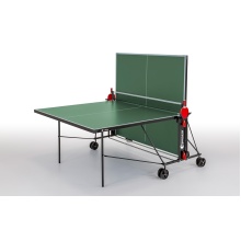 Sponeta Table Tennis Table Outdoor S1-42e (4mm Melamine Resin Top, Weatherproof, incl. Net) Green