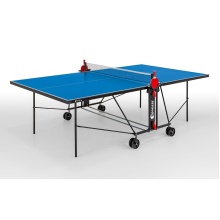 Sponeta Table Tennis Table Outdoor S1-43e (4mm Melamine Resin Top, Weatherproof, incl. Net) Blue