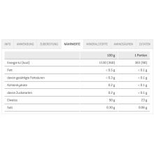 Sponser Whey Isolate 94 Protein Powder (pure Whey Isolate CFM, maximum protein content, lactose-free) Neutral 1500g Stand-up Pouch