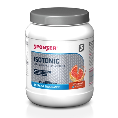 Sponser Isotonic Energy Sports Drink (isotonic thirst quencher with fruity flavour) Blood Orange 1000g can