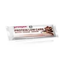 Sponser Protein Low Carb Bar (32% protein content, ideal snack for everyday) Chocolate/Brownie 25x50g Box