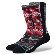 Stance Daily Sock Crew Manga Mando Infiknit black/red - 1 pair