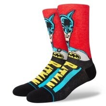 Stance Daily Sock Crew Batman Comic Infiknit red/black - 1 Pair