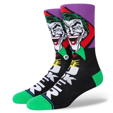 Stance Daily Sock Crew Joker Comic Infiknit purple/black - 1 pair