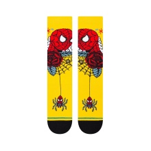 Stance Daily Sock Crew Spiderman Sidey SZN Infiknit yellow - 1 Pair