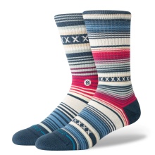 Stance Daily Sock Crew Curren Staple navy blue - 1 Pair