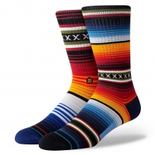 Stance Daily Sock Crew Curren Staple red/multicoloured - 1 Pair