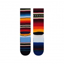 Stance Daily Sock Crew Curren Staple red/multicoloured - 1 Pair