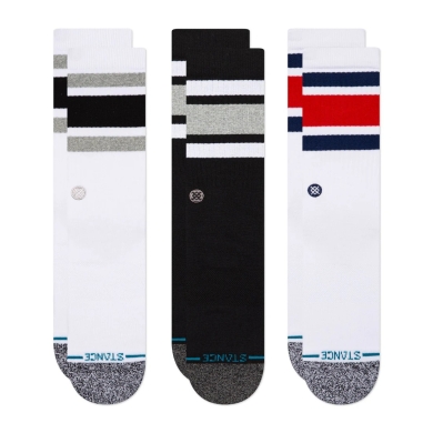 Stance Daily Sock Crew The Boyd Staple white/black - 3 pairs