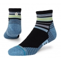 Stance Running Sock Ankle Black Sheep Quarter black/blue - 1 Pair