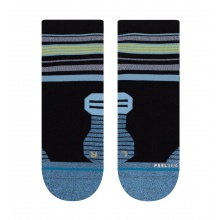 Stance Running Sock Ankle Black Sheep Quarter black/blue - 1 Pair