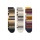 Stance Daily Sock Crew Curren Staple olive/tan/purple - 3 pairs