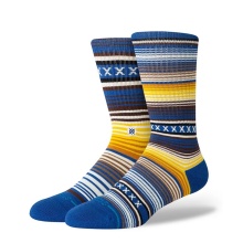 Stance Daily Sock Crew Curren Staple blue/yellow - 1 Pair