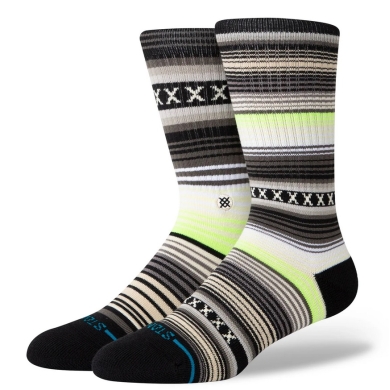 Stance Daily Sock Crew Curren Staple grey/multi - 1 Pair