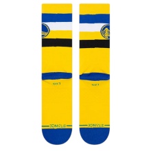 Stance Daily Sock Crew Warriors ST yellow/blue - 1 Pair