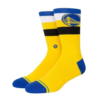 Stance Daily Sock Crew Warriors ST yellow/blue - 1 Pair