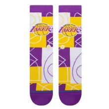 Stance Daily Sock Crew Zone LAL yellow/purple/white - 1 Pair