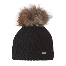 Stöhr Winter Hat (Pom Pom) Elsa Black Women's 1 Piece