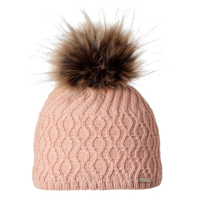 Stöhr Winter Hat (Pom Pom) Elsa Salmon Pink Women's 1 Piece