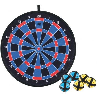 Sunflex Dartboard KLETT Deluxe including 6 Velcro balls for children aged 6 and above