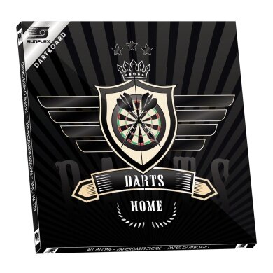 Sunflex Paper Dartboard ALL IN ONE