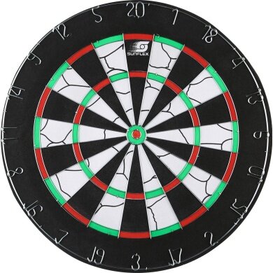 Sunflex Dartboard Tournament including 6 Darts