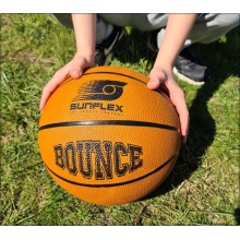 Sunflex Basketball Bounce (Size 7, with PVC Stitching) orange - 1 Ball