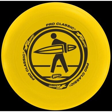 Sunflex Frisbee Pro Classic yellow 1 piece - perfect for beach/meadow -