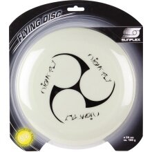 Sunflex Frisbee Night Fly white - glows in the dark -