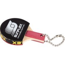 Sunflex Mini Table Tennis Racket Keychain - 1 piece