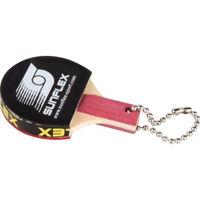 Sunflex Mini Table Tennis Racket Keychain - 1 piece