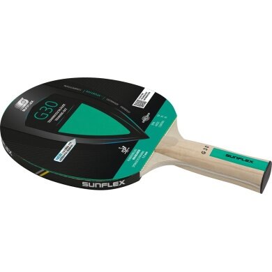 Sunflex Table Tennis Racket Color Comp G30 (Training, 1.5mm Sponge) - 1 Racket