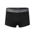 super natural Boxershort Bike Merino Unstoppable Padded (ergonomic seat pad) black Men