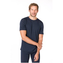 super natural Tshirt Base 140g - Merino wool - Underwear navy blue Men