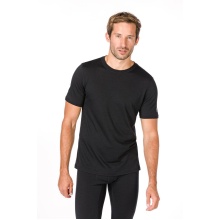 super natural Tshirt Base 140g - Merino wool - Underwear black Men