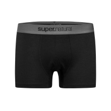 super natural Boxershort Base Mid 175g - Merino Wool - Underwear black Men