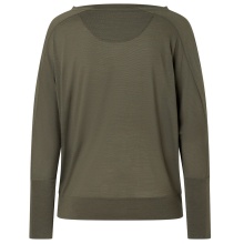 super natural Yoga Long Sleeve Shirt Kula Top (Merino Wool) brown-green Women