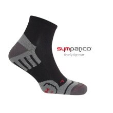 Sympatico Sport Sock Coolmax (Short Sock) black/gray - 2 pairs