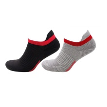 Sympatico Daily Sock Sneaker Ari (padded heel and toe) black/grey - 2 pairs