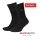 Sympatico Daily Business Socks Side Design Crew (Business Knee-High Socks, made of cotton) black - 2 pairs