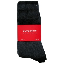 Sympatico Tennis Socks Crew (Cotton) denim blue - 3 pairs