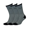 Sympatico Tennis Socks Crew (Cotton) grey - 3 Pairs