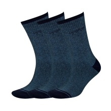 Sympatico Tennis Socks Crew (Cotton) denim blue - 3 pairs