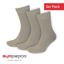 Sympatico Daily Sock Basic Line (Cotton) beige - 3 Pairs